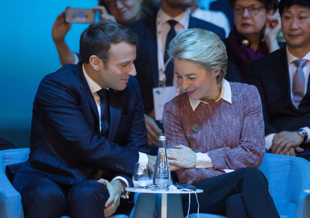 Emmanuel Macron et Ursula Von Der Leyen, très proches