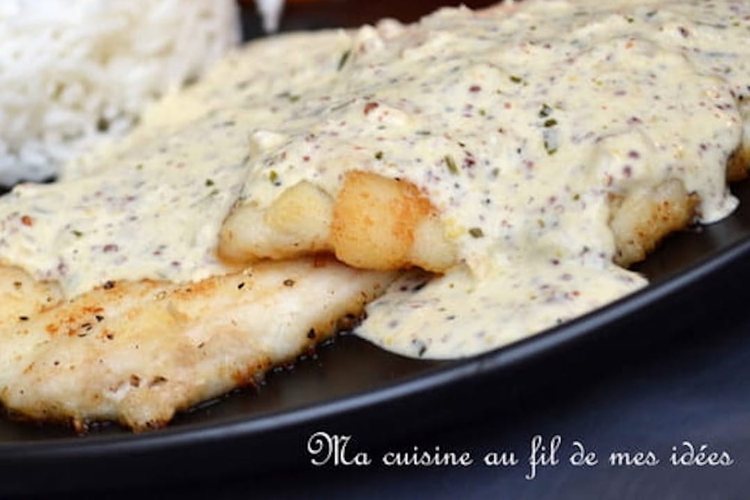 Sauce crémeuse à l'échalote, estragon et moutarde à l'ancienne