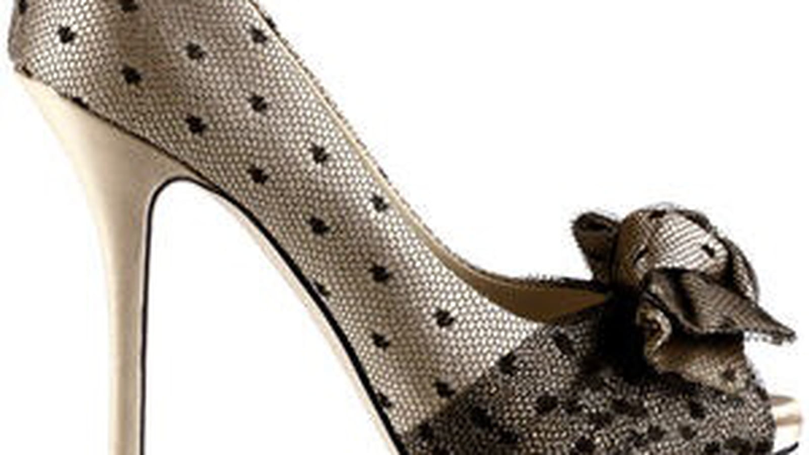 Escarpins en satin et tulle de Dior