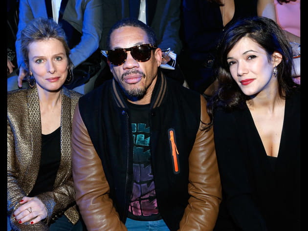 Karin Viard, Joey Starr et Mélanie Doutey au défilé Etam