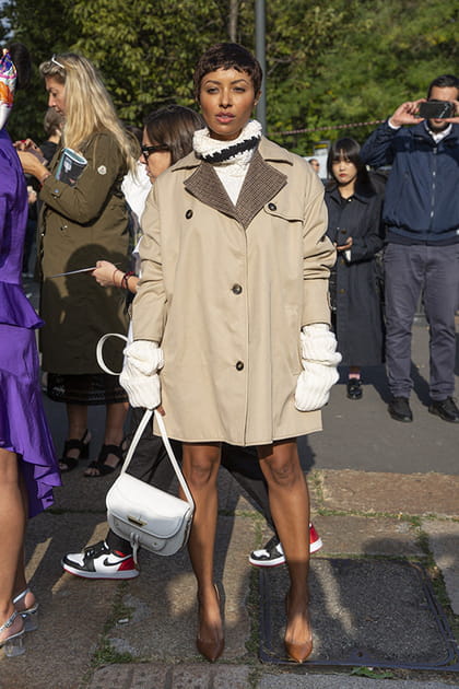 Kat Graham au d&eacute;fil&eacute; Tod's