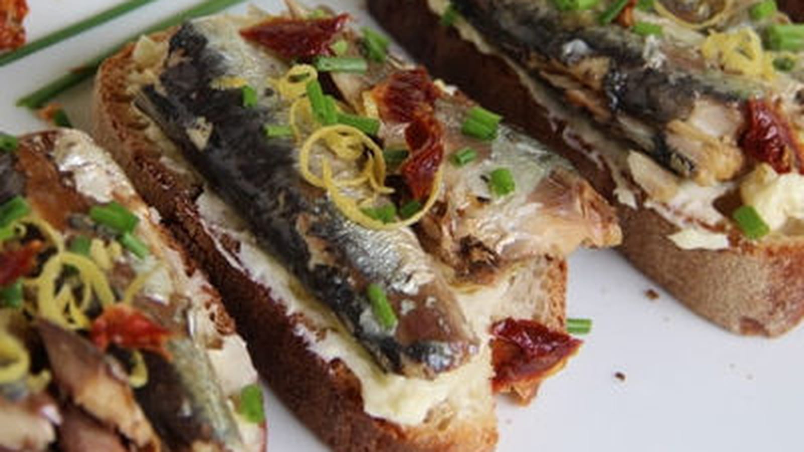 Tartines de sardines au beurre citron
