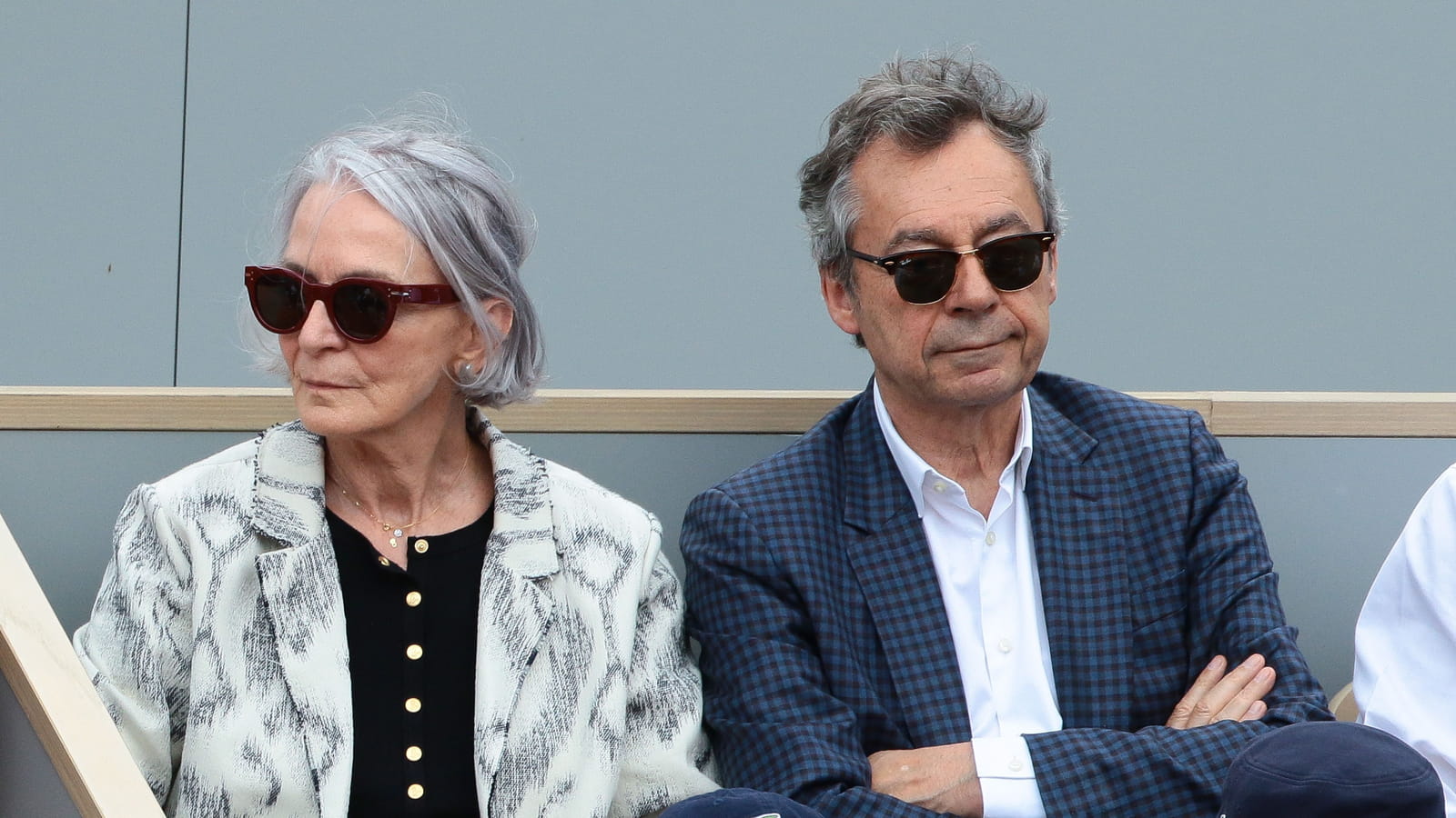 Martine Patier et Michel Denisot