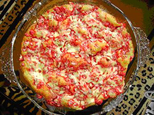 Tarte aux pralines roses