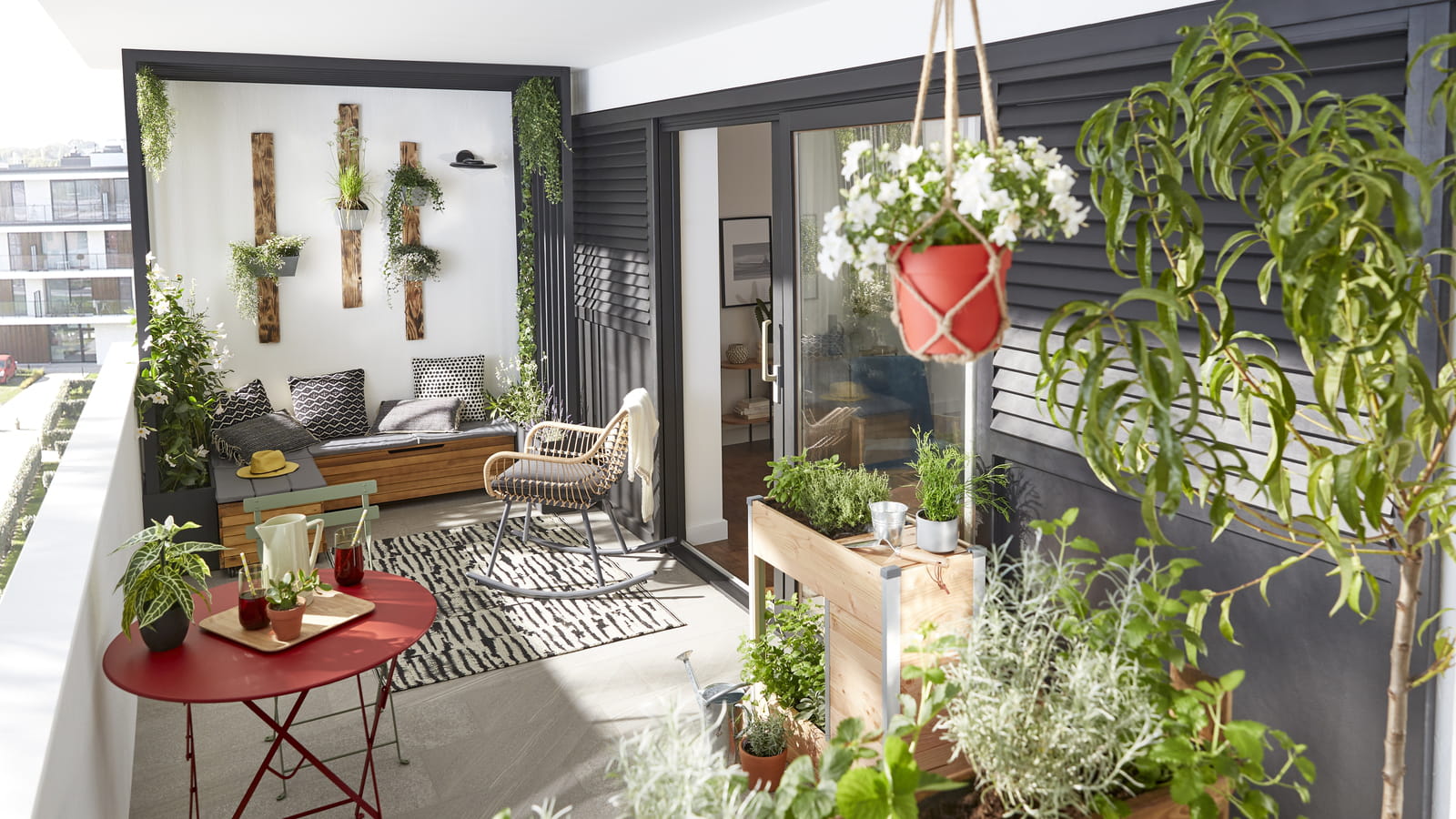 Balcon potager 