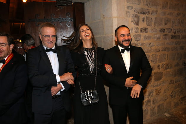 Christophe Lambert, Oph&eacute;lie Meunier et Fran&ccedil;ois-Xavier Demaison aux Hospices de Beaune