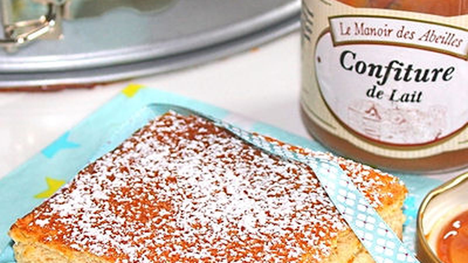 Gâteau magique à la confiture de lait