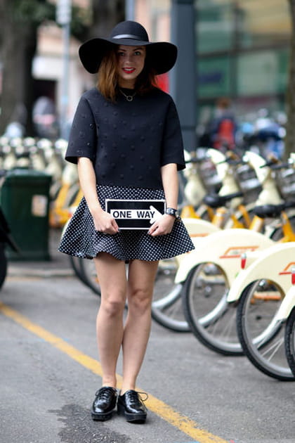 Street looks fashion week Milan&nbsp;: trendy