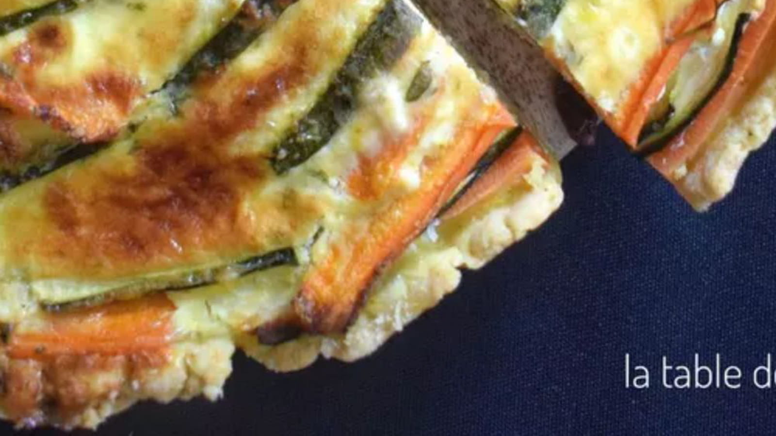 Tarte spirale aux carottes et courgettes