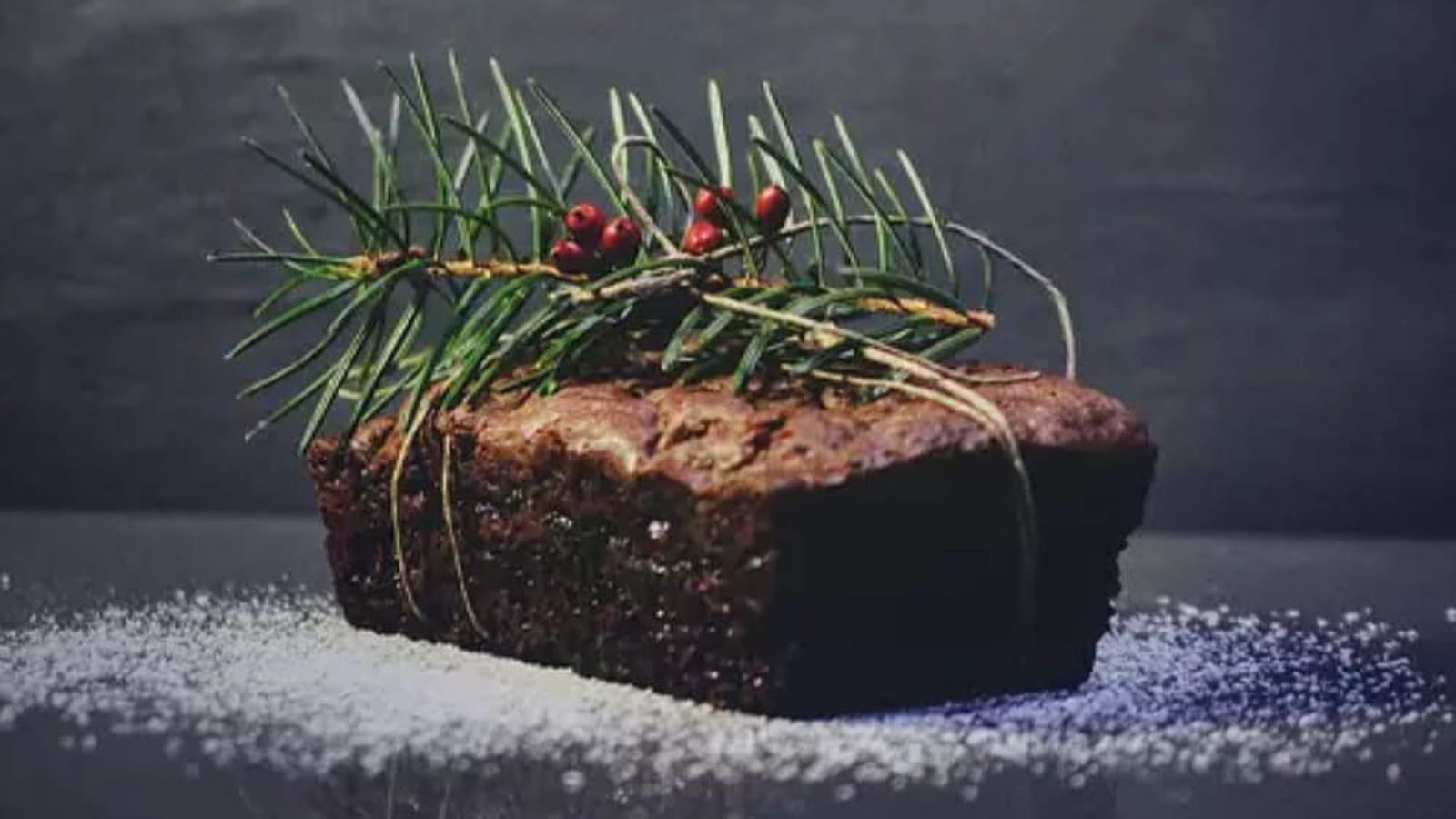 Pudding de Noël végétalien au chocolat et fruits secs