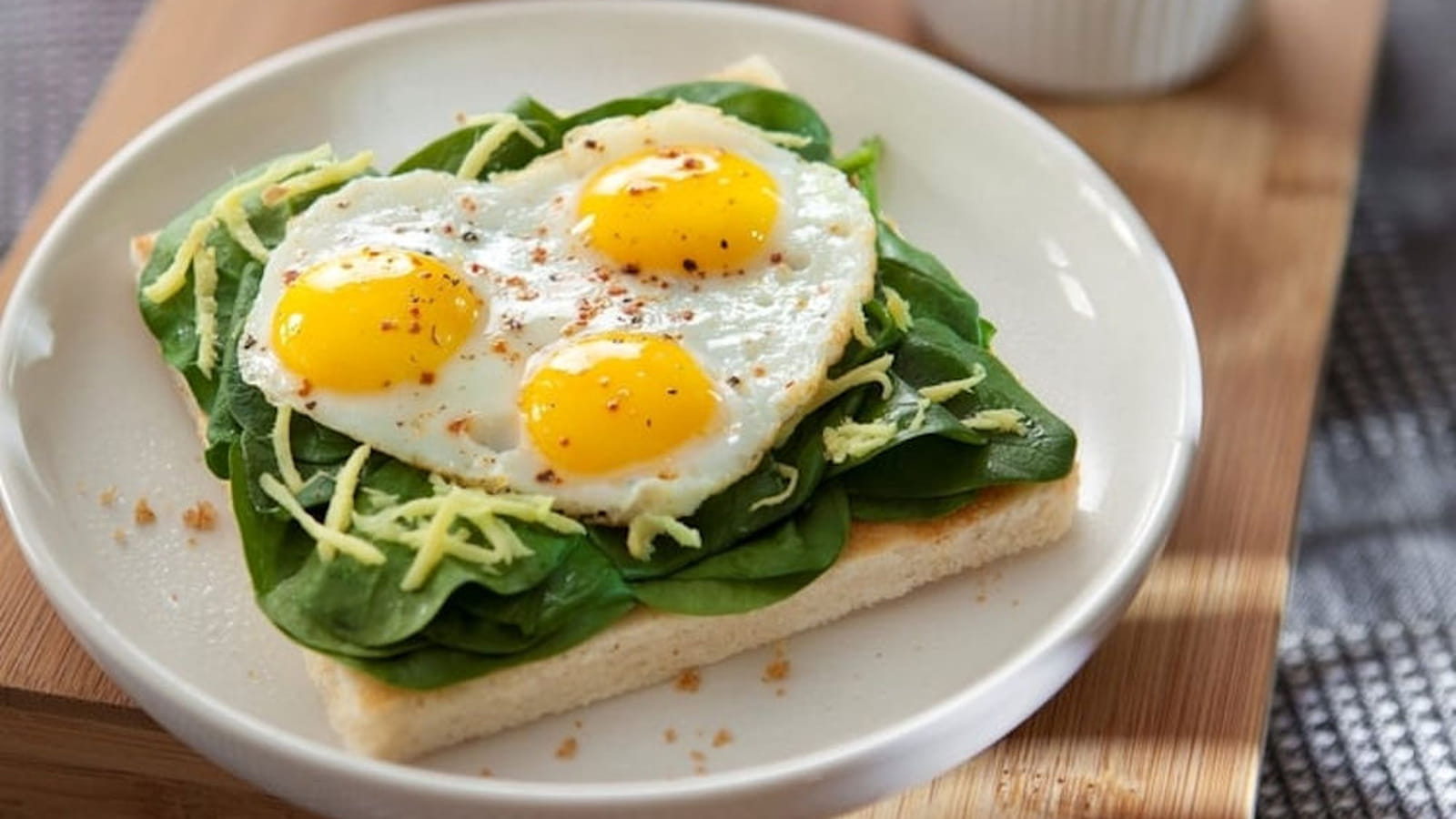 Croque-madame aux épinards