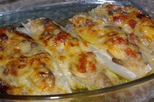 Endives farcies aux champignons