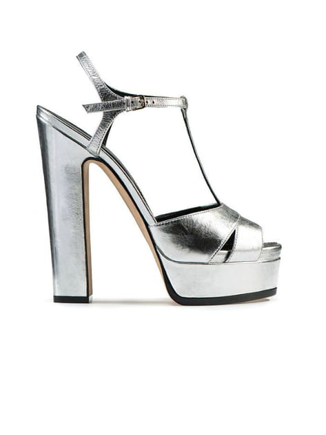 Sandale &agrave; plateforme de Sergio Rossi