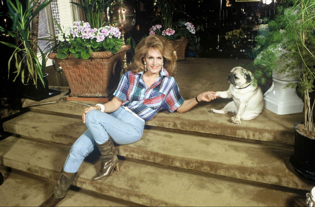 Chez Dalida, &agrave; Paris en 1985