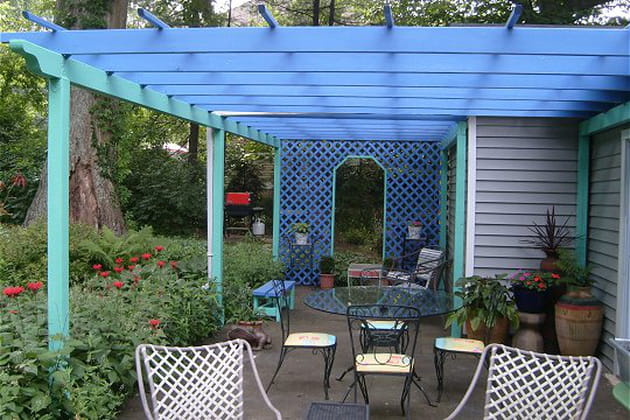 M&eacute;lange de bleu opale et de vert V&eacute;ron&egrave;se