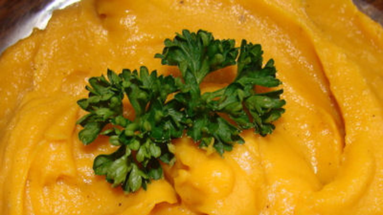 Purée de patates douces aux épices
