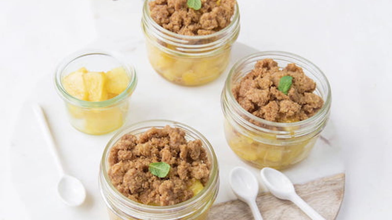 Crumble ananas et spéculoos