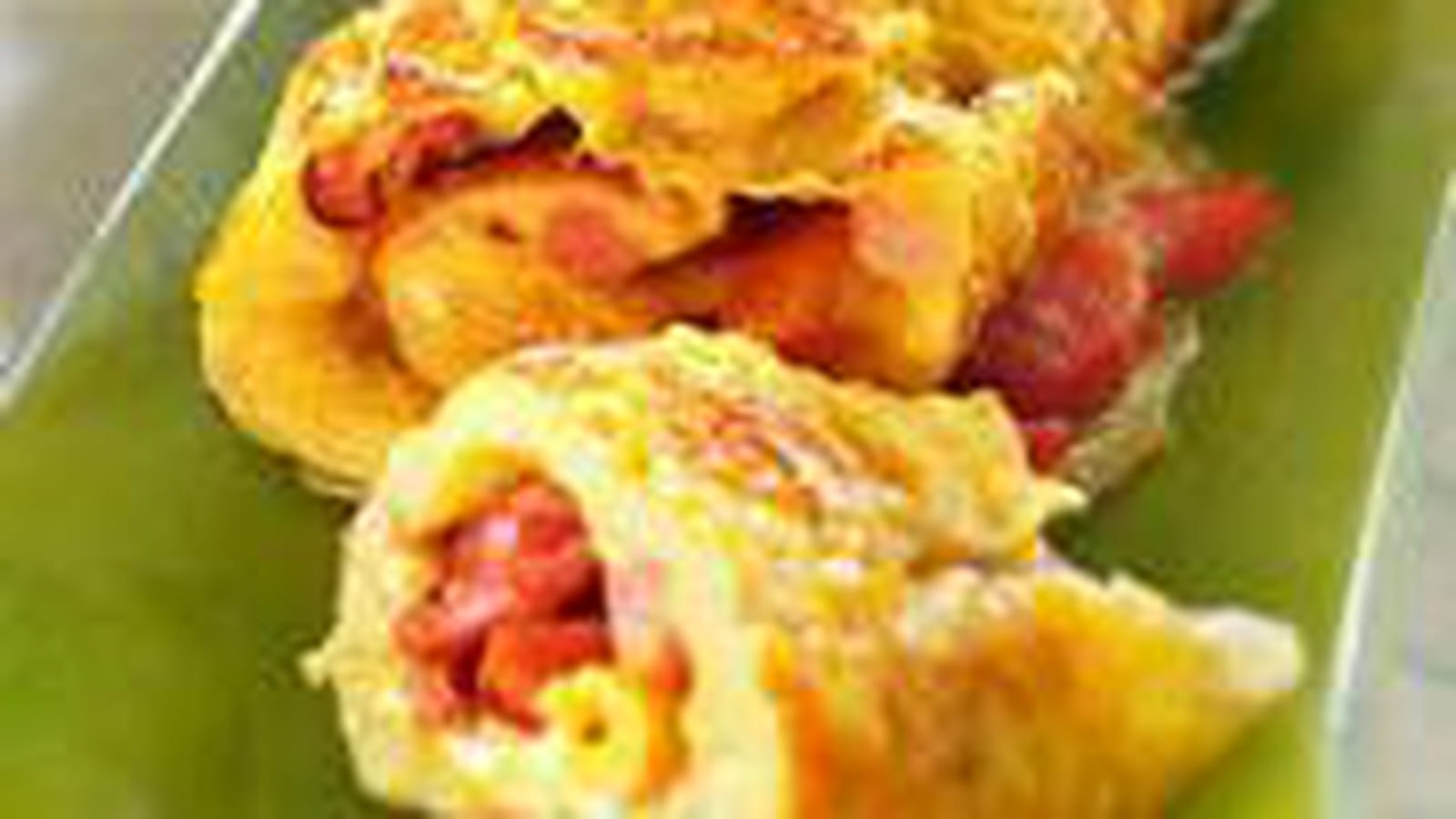 Omelette au jambon ou au lard