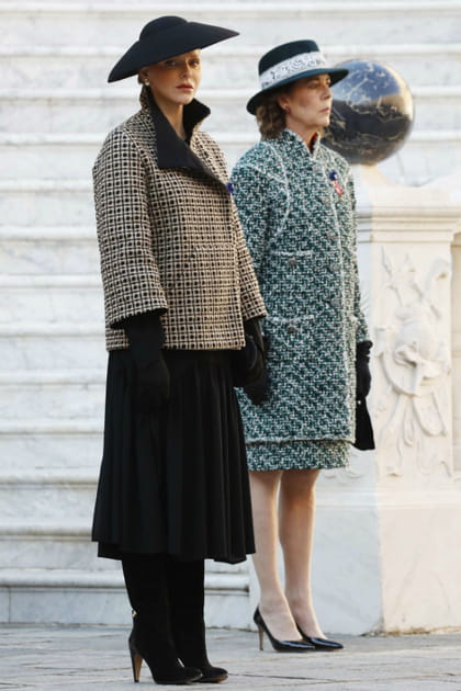 Charlène de Monaco pendant le jour national