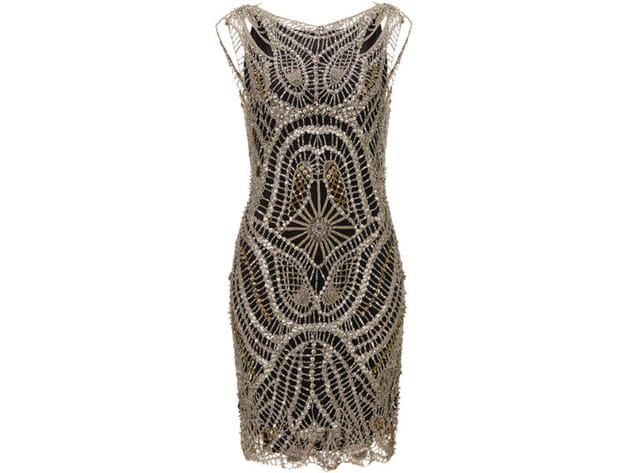 Robe noire à sequins