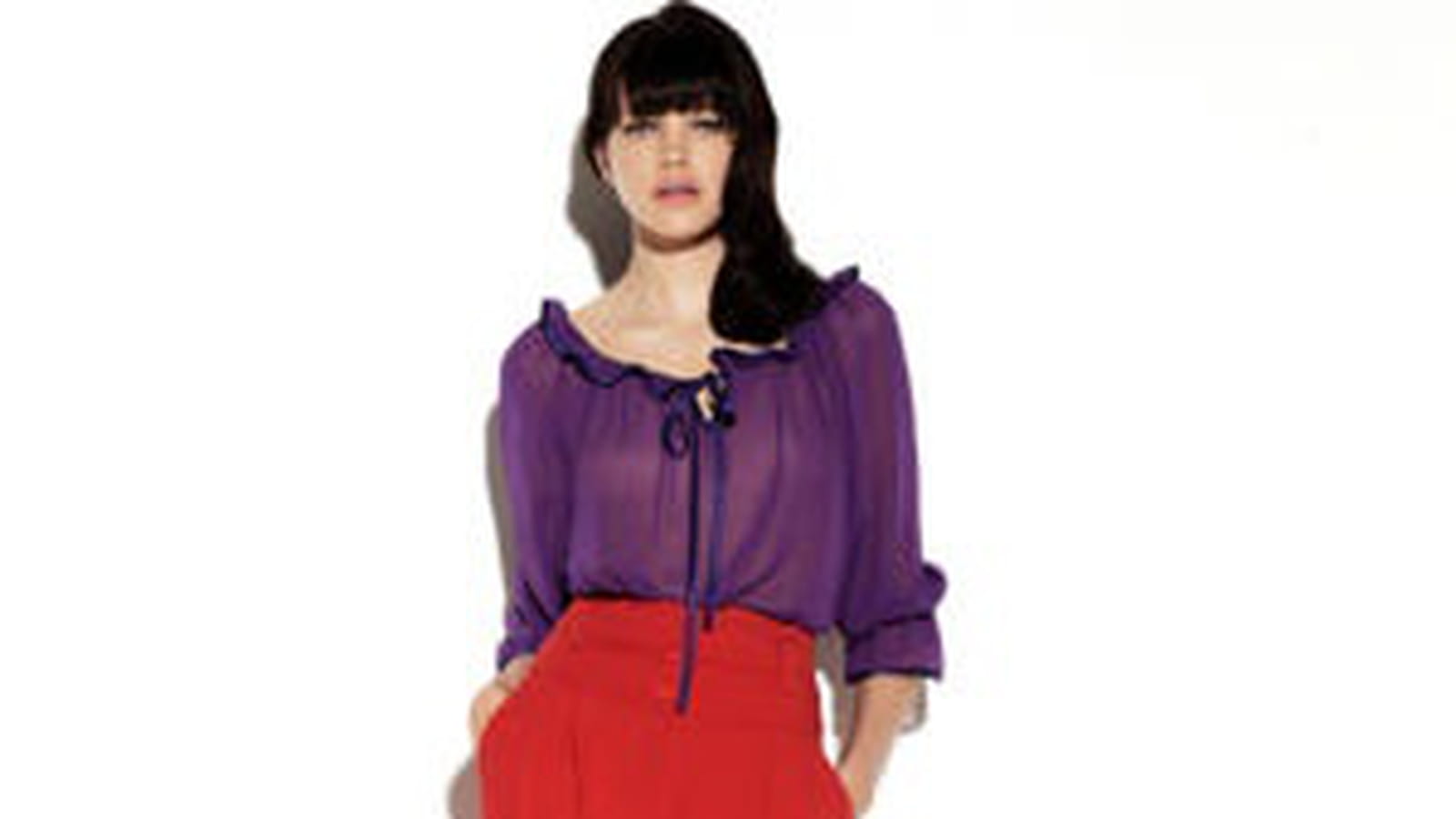 Pantalon rouge de Morgan