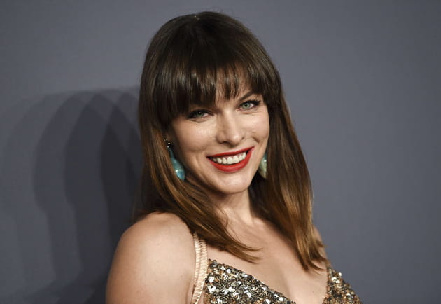 Milla Jovovich au gala de l'amFAR