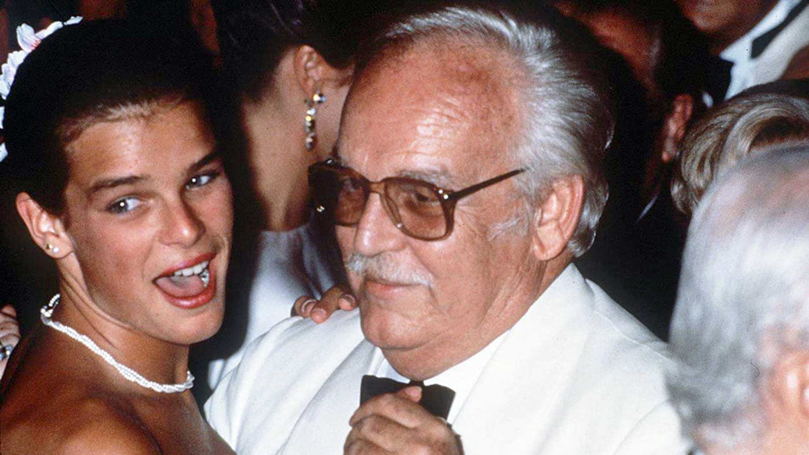 Stéphanie de Monaco et le prince Rainier III