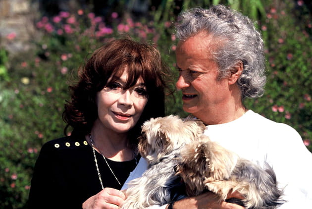 Avec son troisi&egrave;me mari, Gerard Jouannest