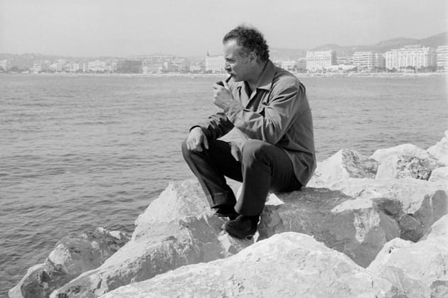 Georges Brassens en vacances sur la C&ocirc;te d'Azur en 1965