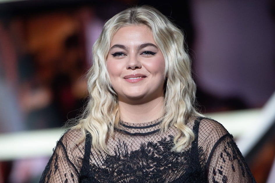 Le Mermaid hair blond polaire de Louane