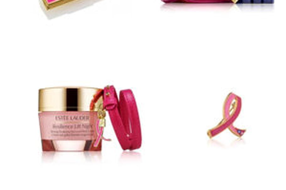 Estée Lauder lance une collection ruban rose
