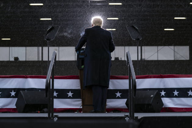 Donald Trump&nbsp;: moral pluvieux