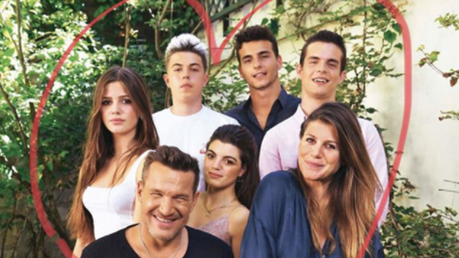 Louise Ossona, Enzo Castaldi, Jade Ossona, Simon Castaldi, Julien Castaldi et Aurore Castaldi