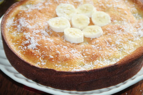 Fondant moelleux bananes coco