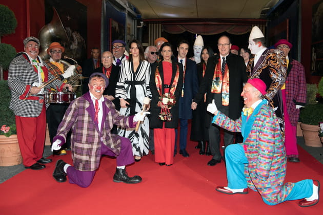 La famille princière de Monaco au cirque