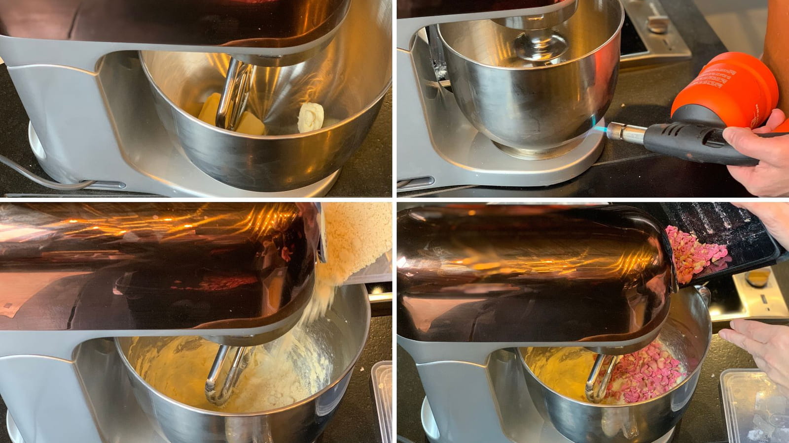 Crème d’amande à la praline rouge