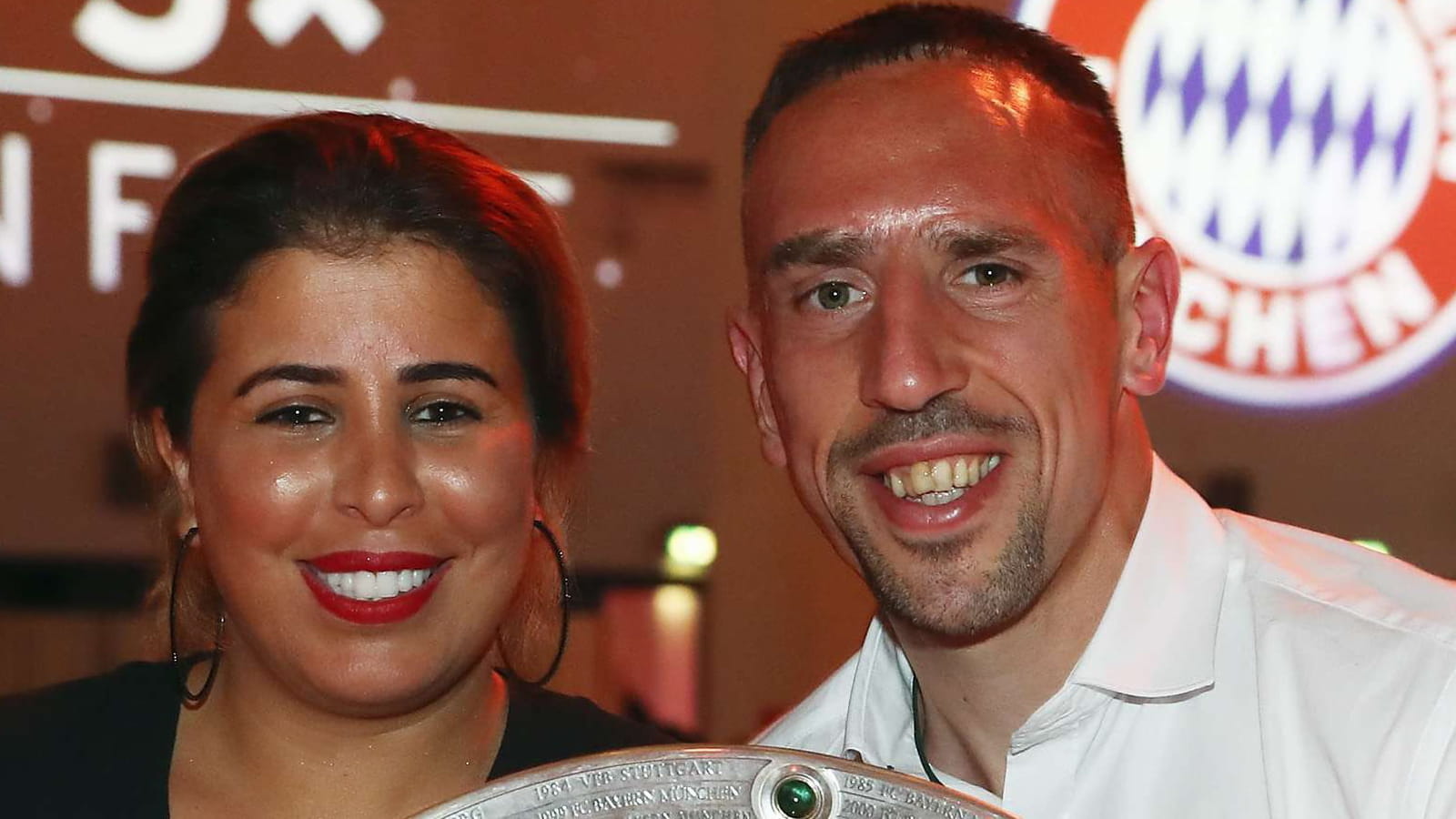 Wahiba et Franck Ribéry