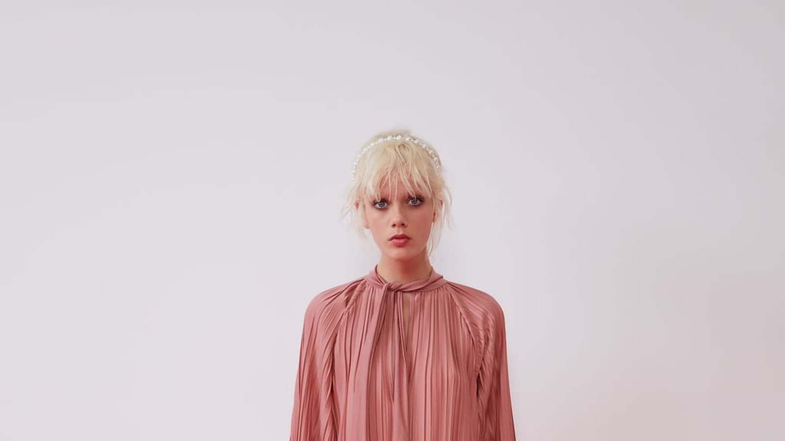 Robe plissée