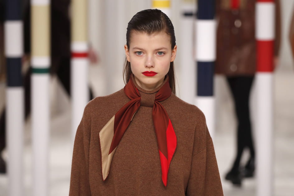 La bouche rouge matte