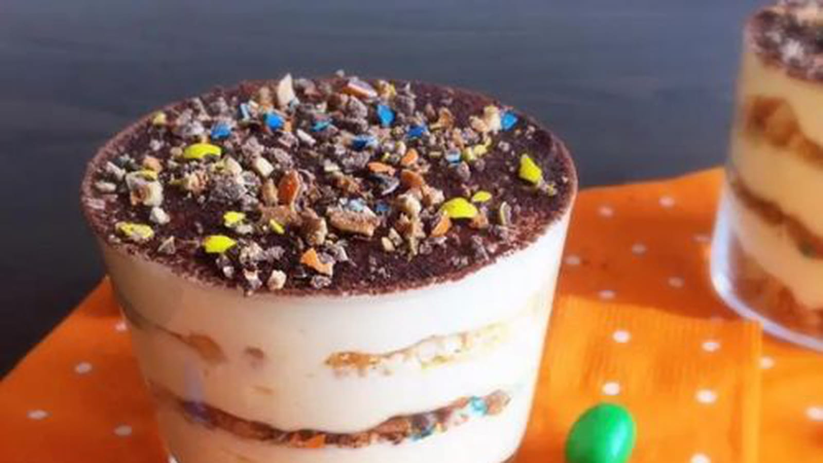 Tiramisu M&M's et petits beurres