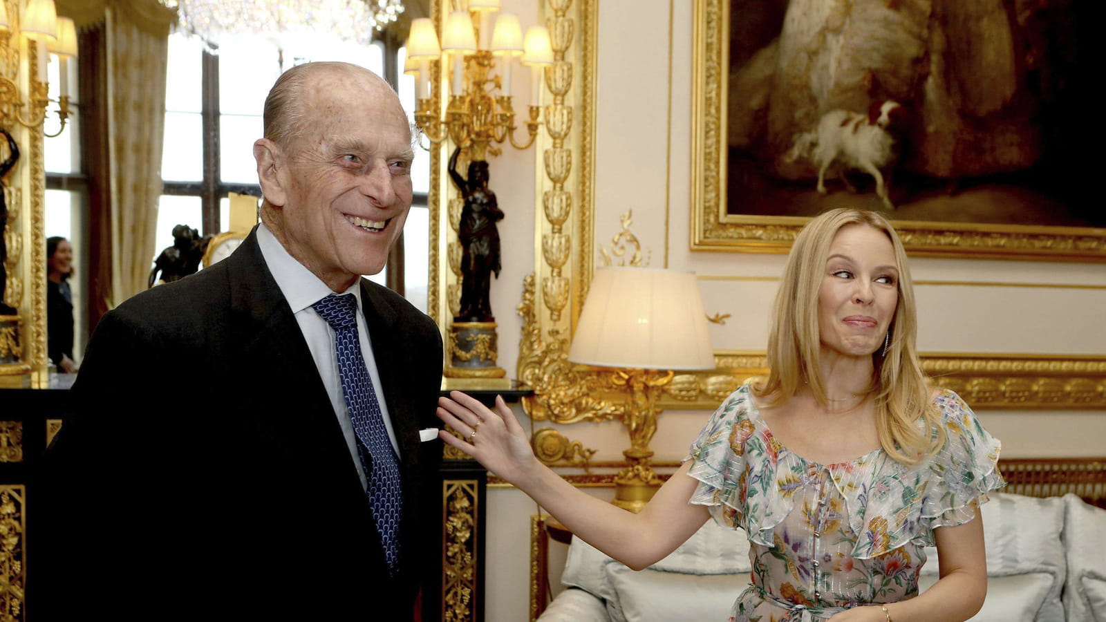 Avec le prince Philip 