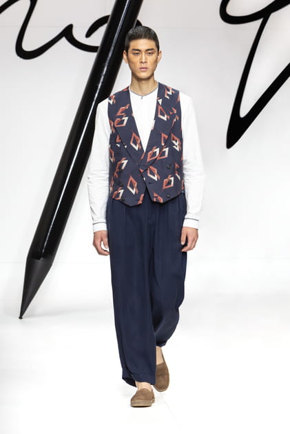 Look 58&nbsp;du d&eacute;fil&eacute; Giorgio Armani