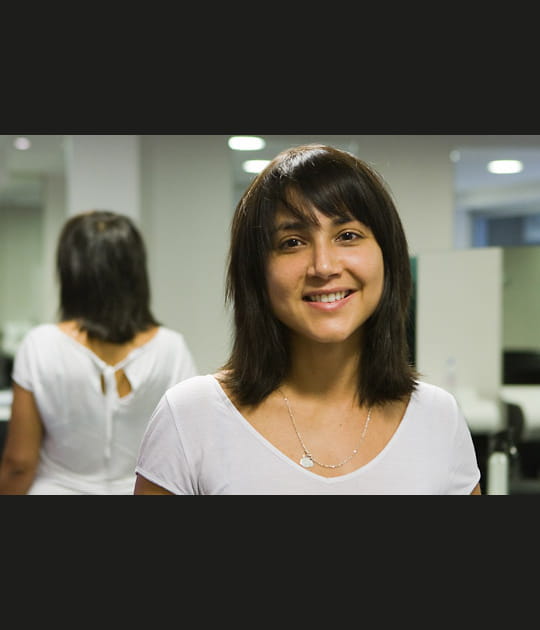 La nouvelle coupe de cheveux d'Odile