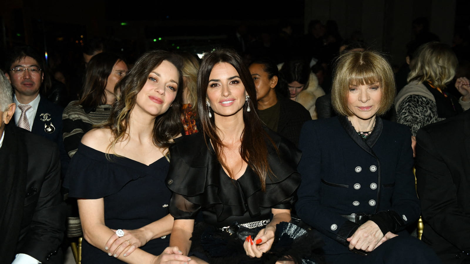 People au défilé Chanel Métiers d'Art 