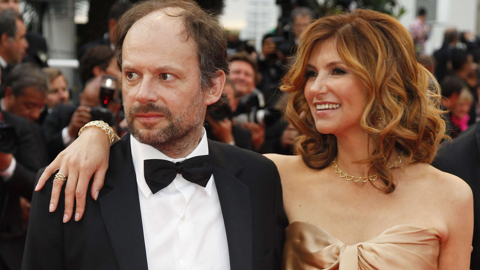 Avec Denis Podalydes au festival de Cannes, en 2011