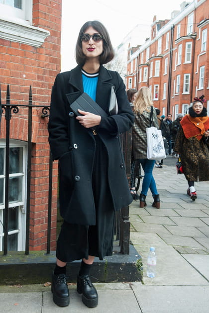 Street style &agrave; Londres : les flatform shoes