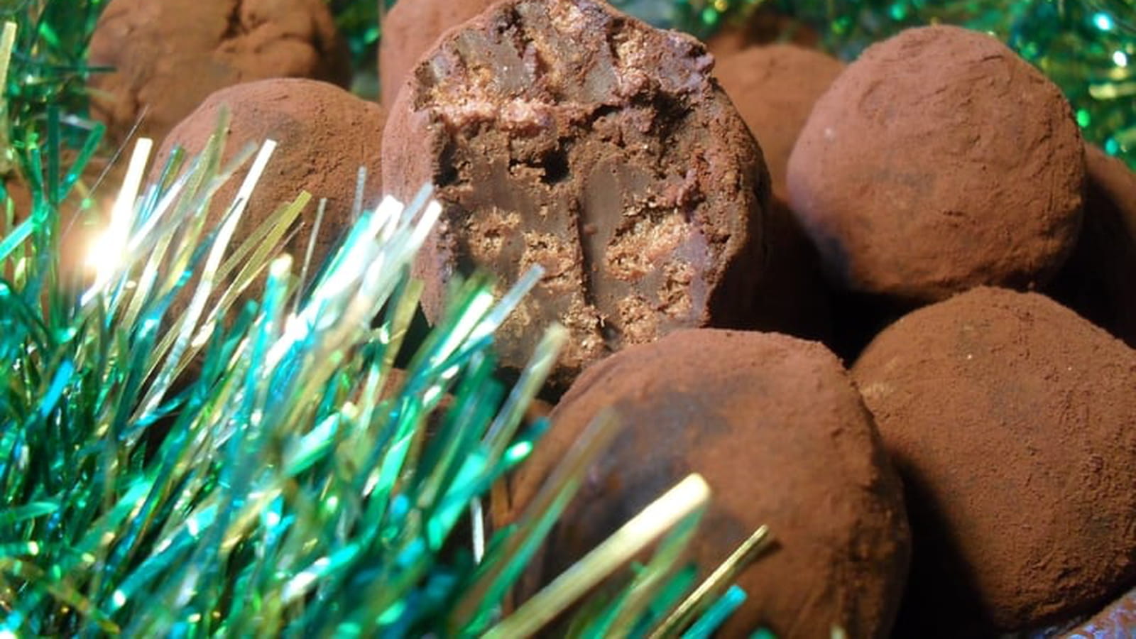 Truffes 70% de cacao au riz soufflé