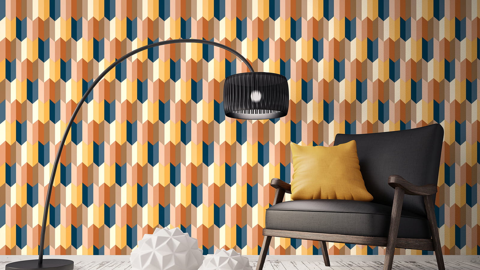 Papier peint vintage Home autour du monde