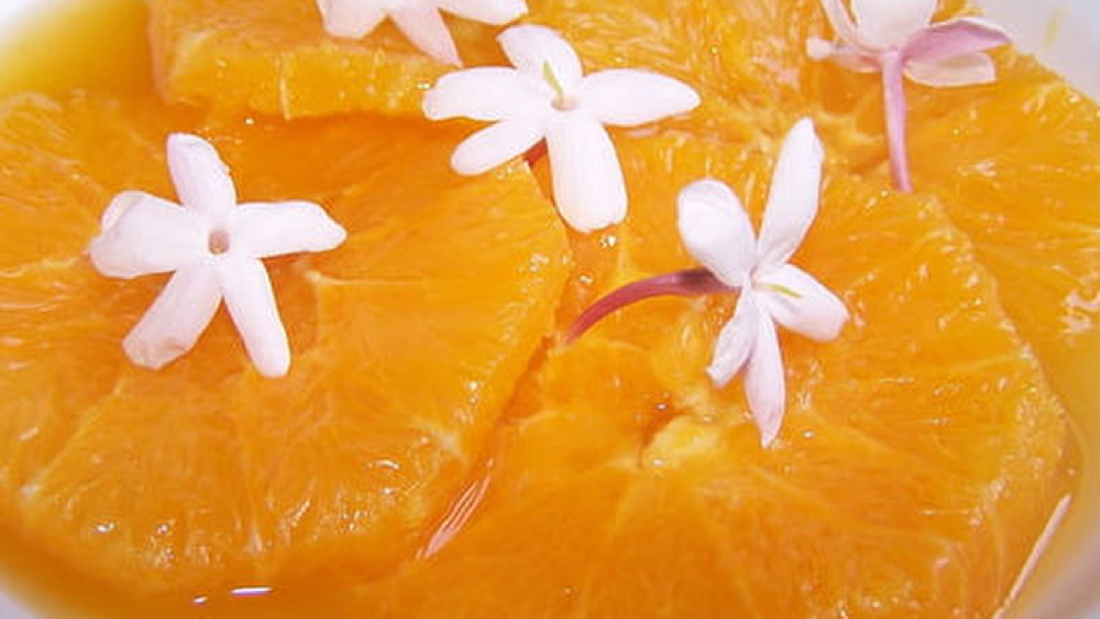 Oranges au jasmin
