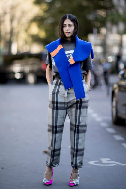 Le pantalon &agrave; carreaux